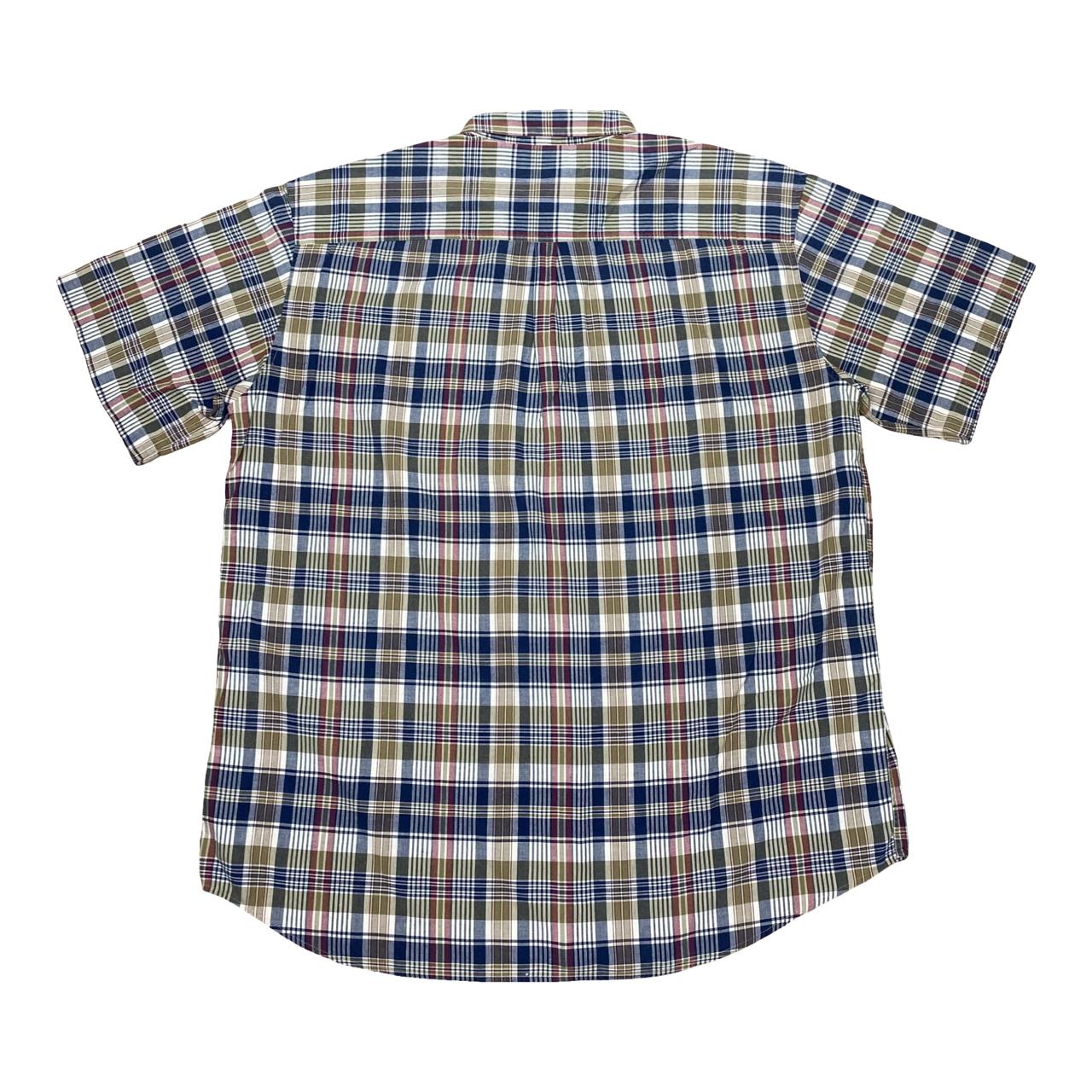 L.L. Bean Plaid Short Sleeve Shirt | XXL | Chest 27.5”