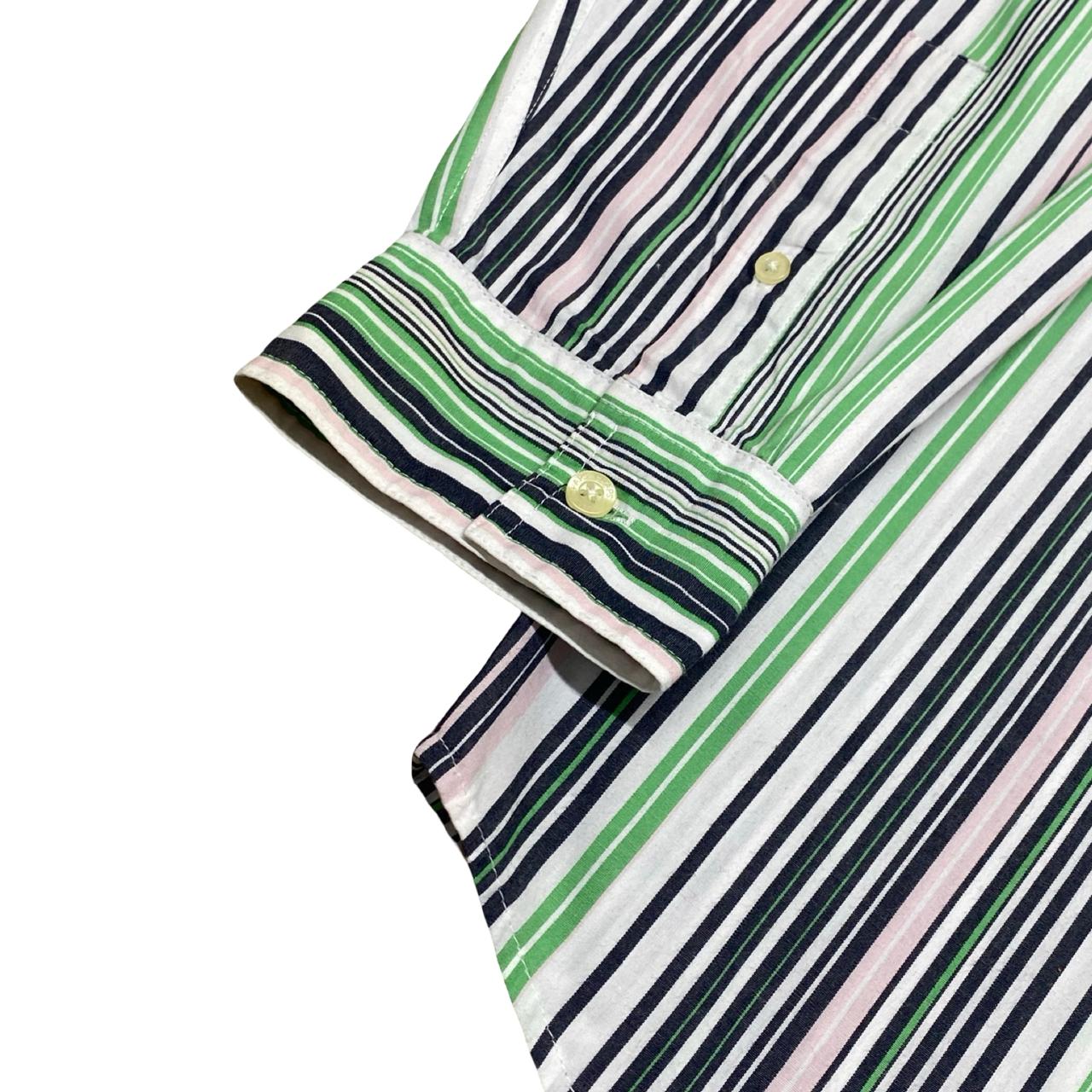 Chaps Striped Shirt | XL | Chest 25.5”