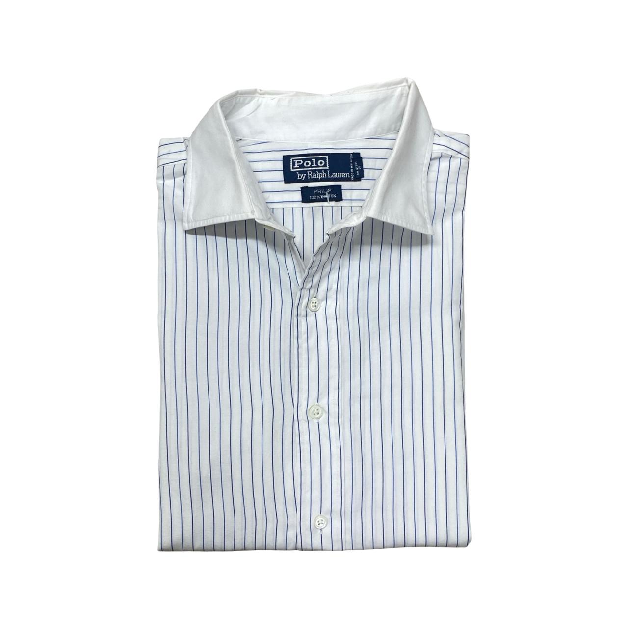 Ralph Lauren Striped Dress Shirt | Large | Chest 25”