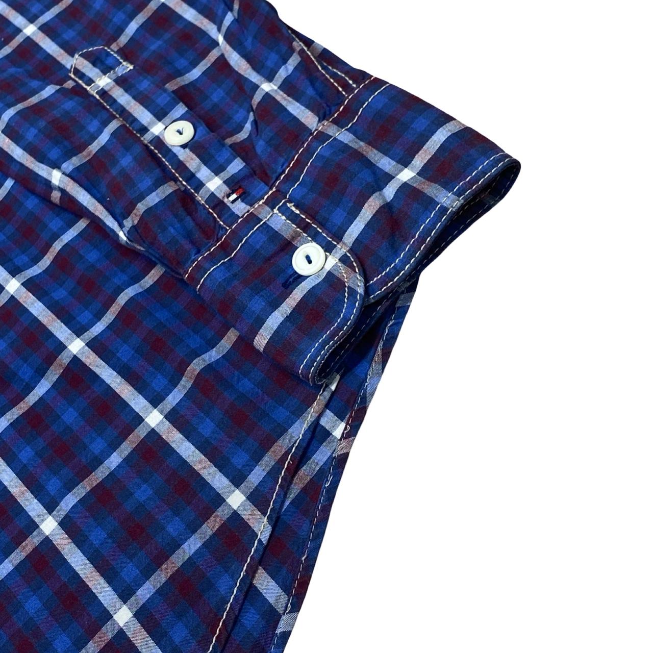 Tommy Hilfiger Plaid Shirt | Large | Chest 23.5”