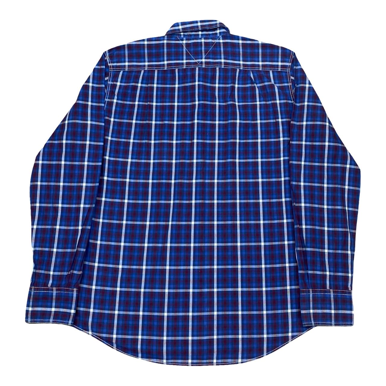 Tommy Hilfiger Plaid Shirt | Large | Chest 23.5”