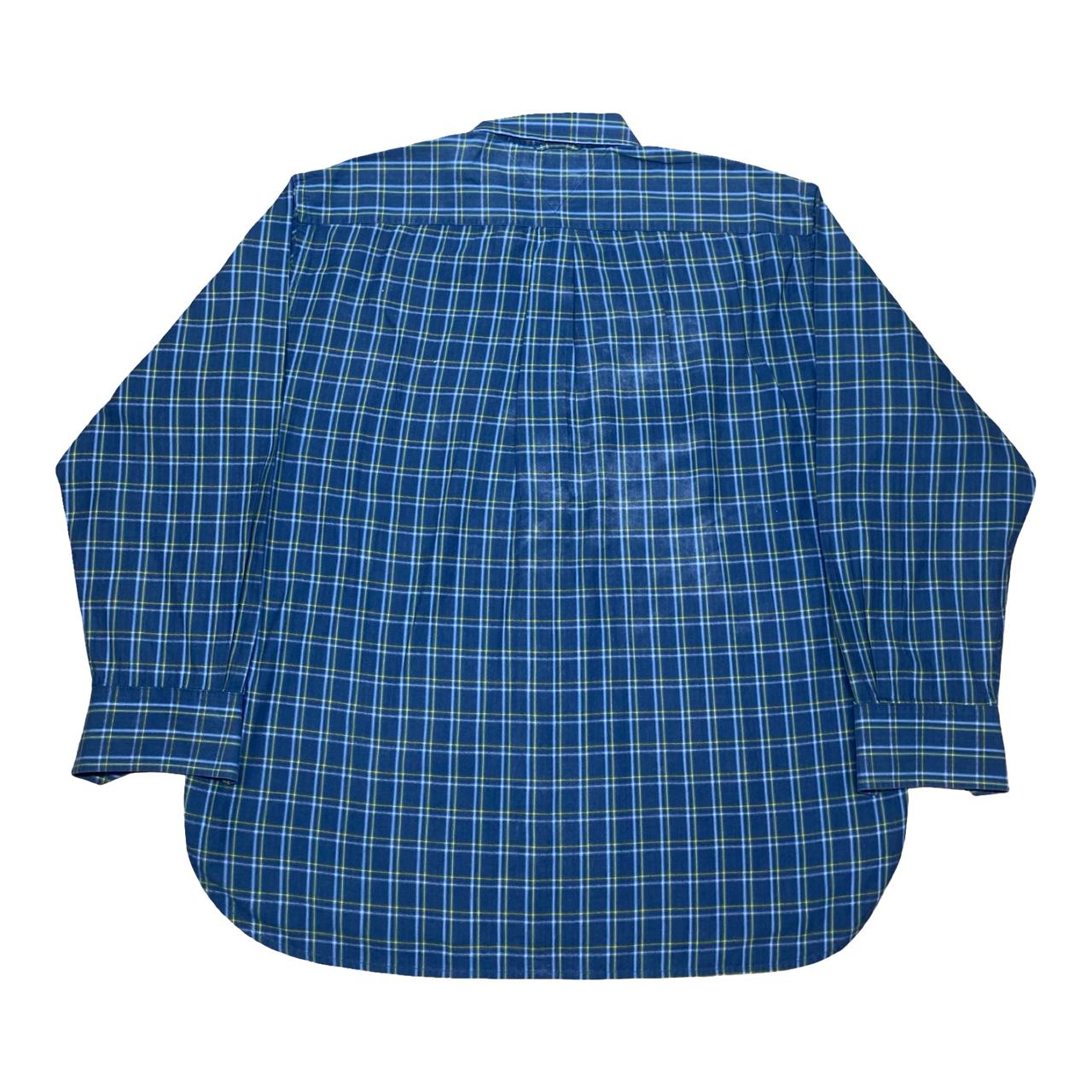 Tommy Hilfiger Blue Check Shirt | XXL | Chest 27”