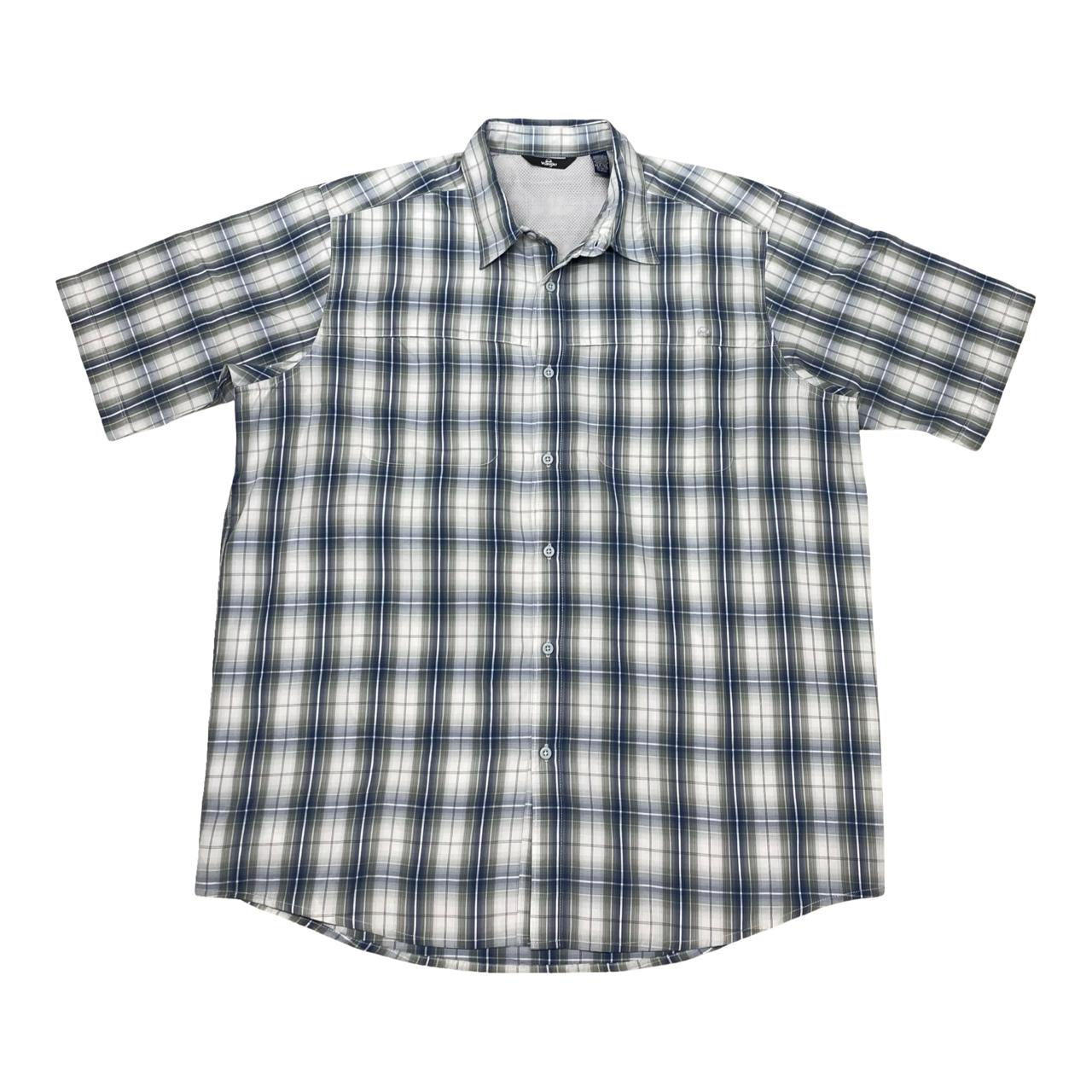Wrangler Checkered Short Sleeve Shirt | XXL | Chest 27.5”