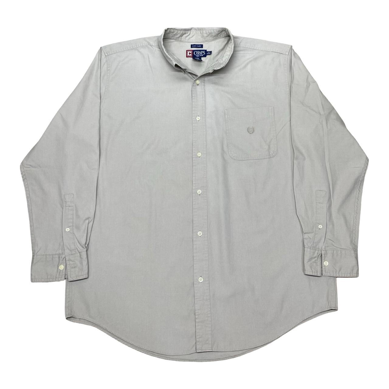 Chaps Classic Gray Shirt | XL | Chest 26.5”