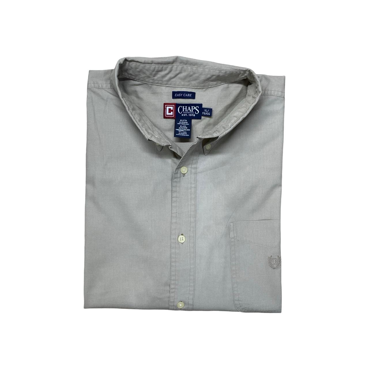 Chaps Classic Gray Shirt | XL | Chest 26.5”