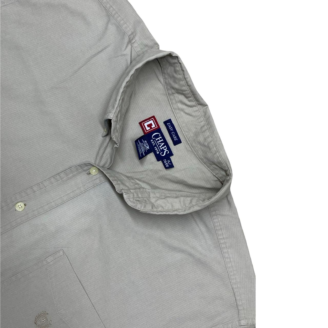 Chaps Classic Gray Shirt | XL | Chest 26.5”
