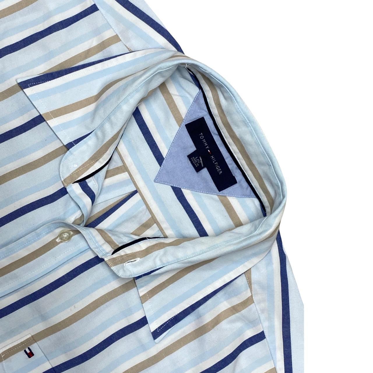 Tommy Hilfiger Striped Shirt | XL | Chest 25.5”