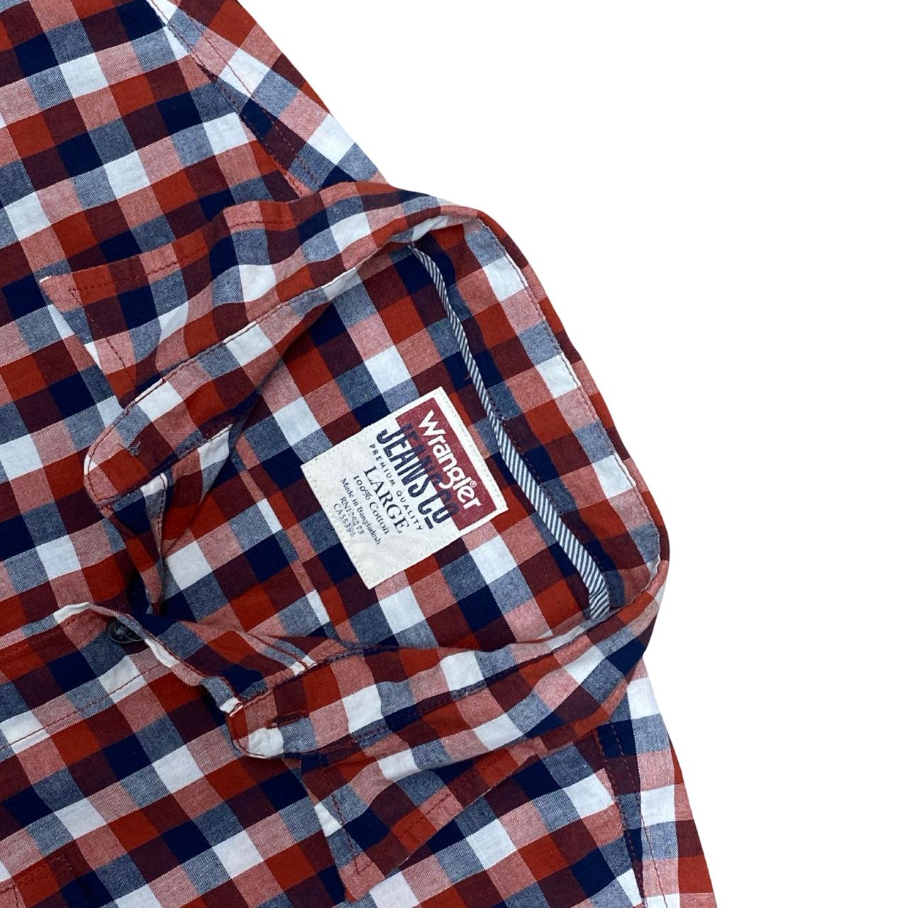 Wrangler Checkered Shirt | Large | Chest 24.5”