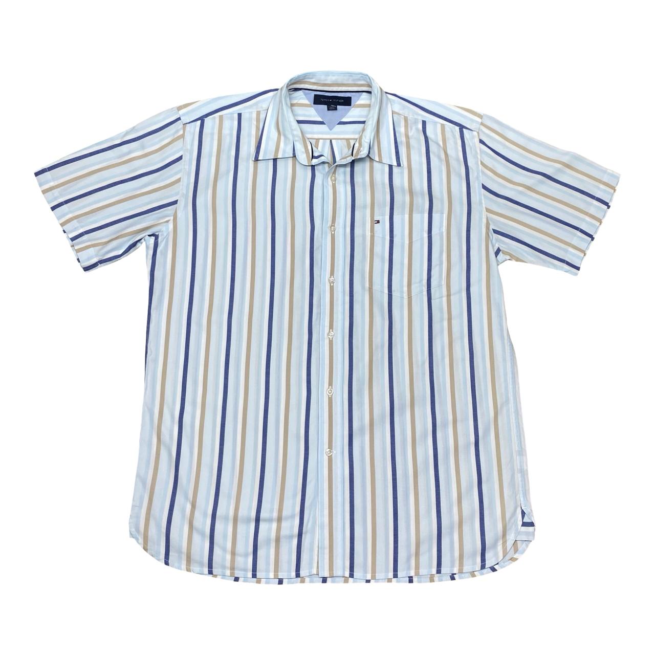 Tommy Hilfiger Striped Shirt | XL | Chest 25.5”