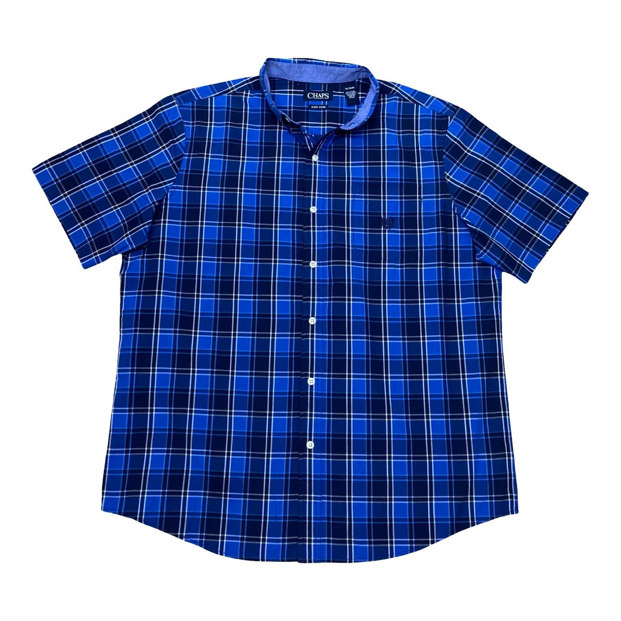 Chaps Blue Check Shirt | XL | Chest 26”
