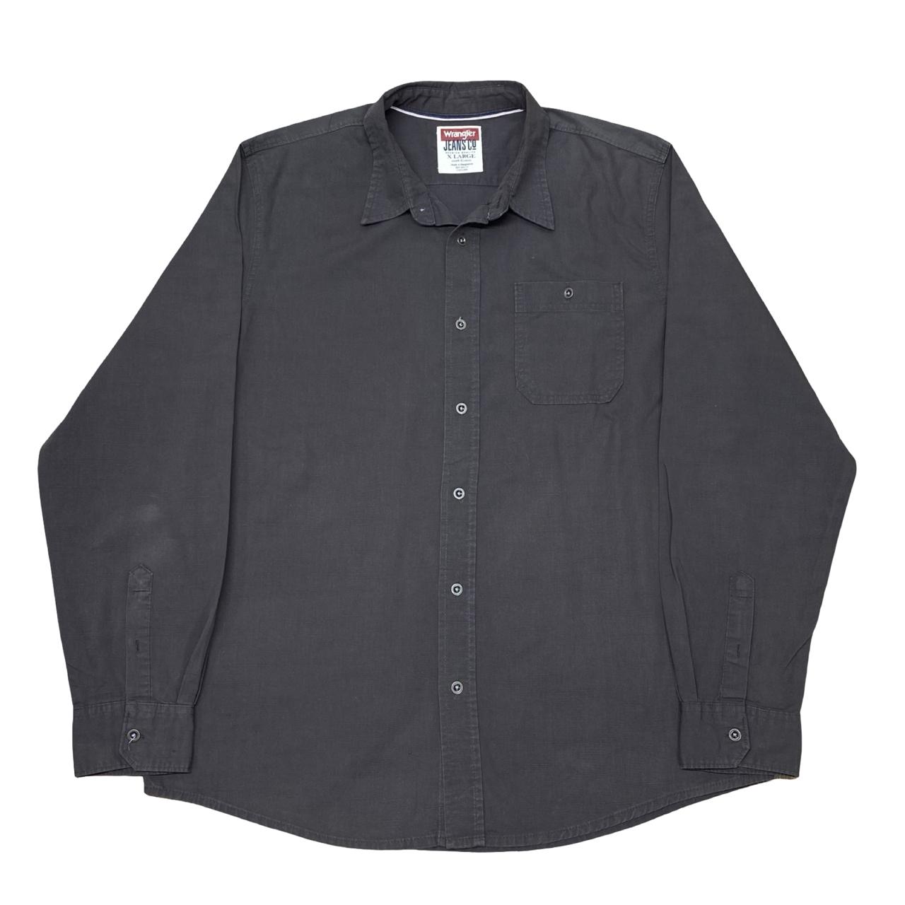 Wrangler Black Casual Shirt | XL | Chest 26”