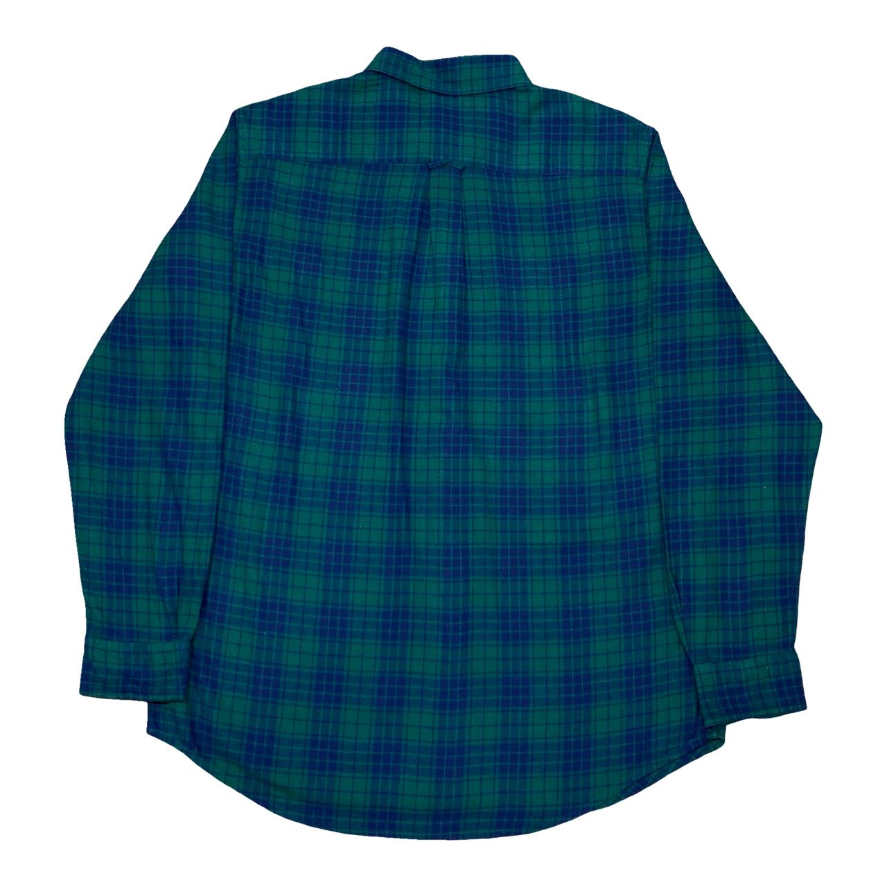 Chaps Brushed Flannel Shirt | Large | Chest 24”