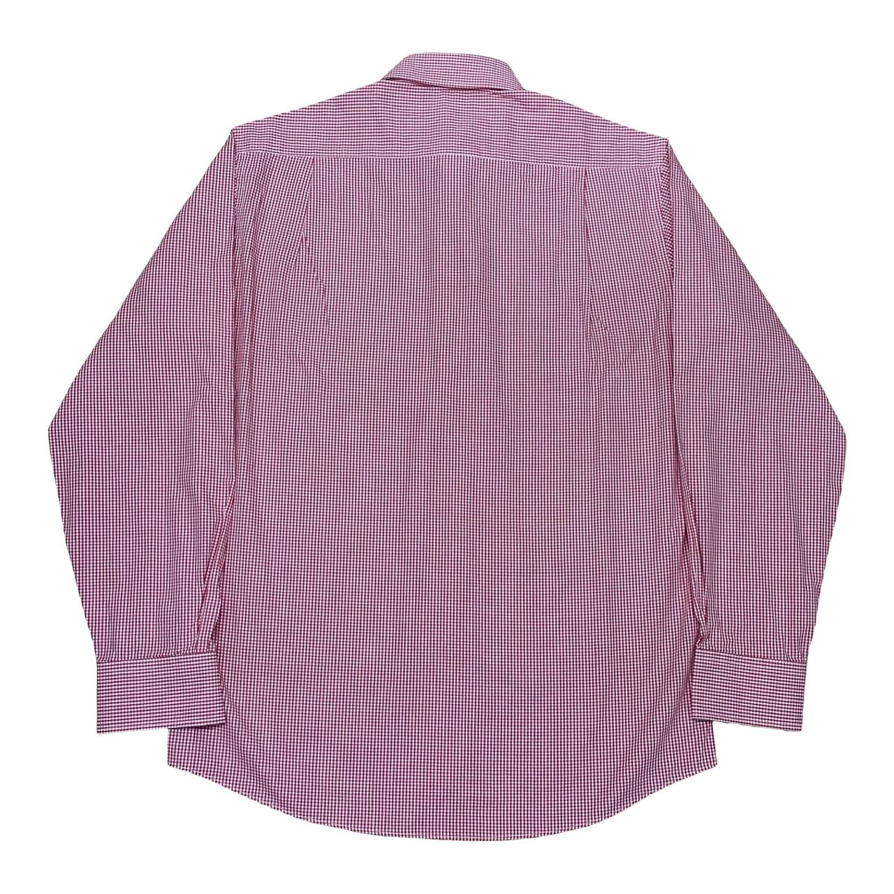 Tommy Hilfiger Red Micro Check Shirt | Medium | Chest 22.5”