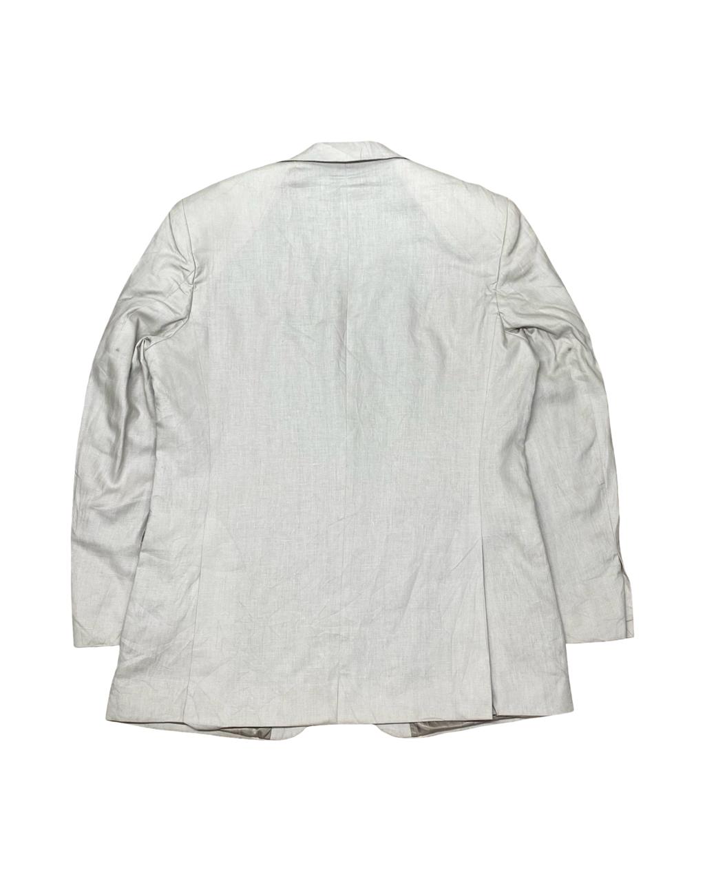 Tom English Light Grey Linen Blend Blazer | Large | Chest 23”