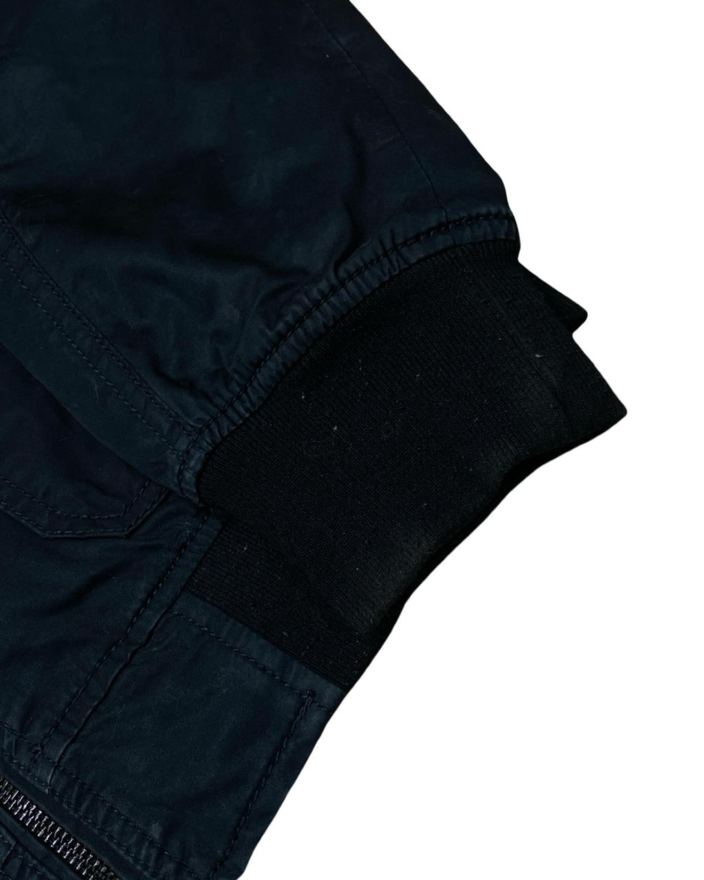 ZARA Man Navy Bomber Jacket | Medium | Chest 21”