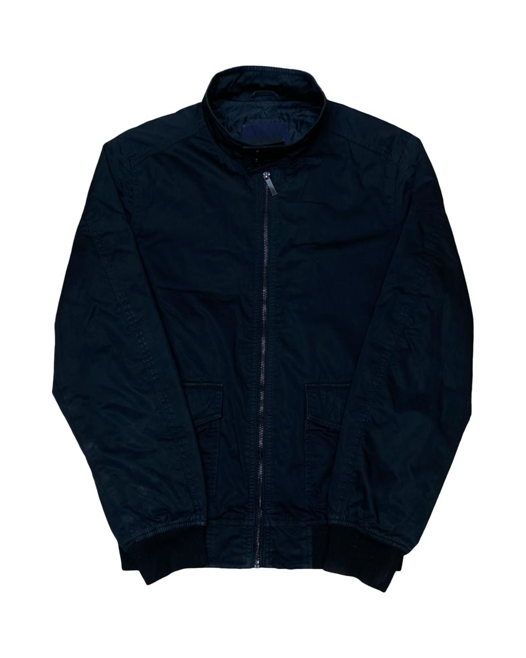 ZARA Man Navy Bomber Jacket | Medium | Chest 21”