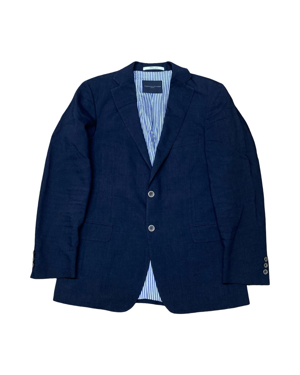 Tommy Hilfiger Navy Tailored Blazer | Medium | Chest 22.5”