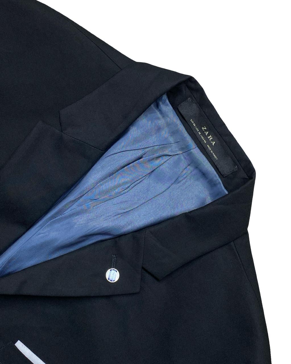 Zara Black Blazer | Size Small | Chest 20”