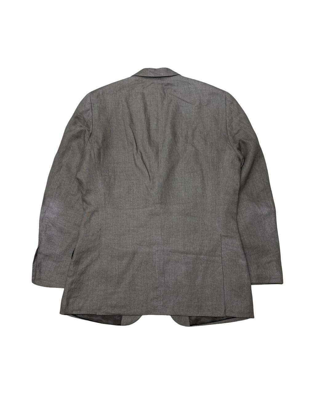 H&M Brown Linen-Blend Blazer | Medium | Chest 22”