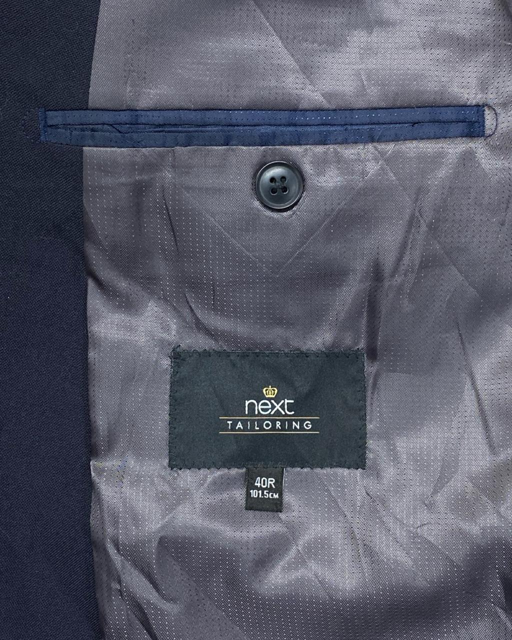 Next Navy Tailored Blazer | Medium | Chest 21”