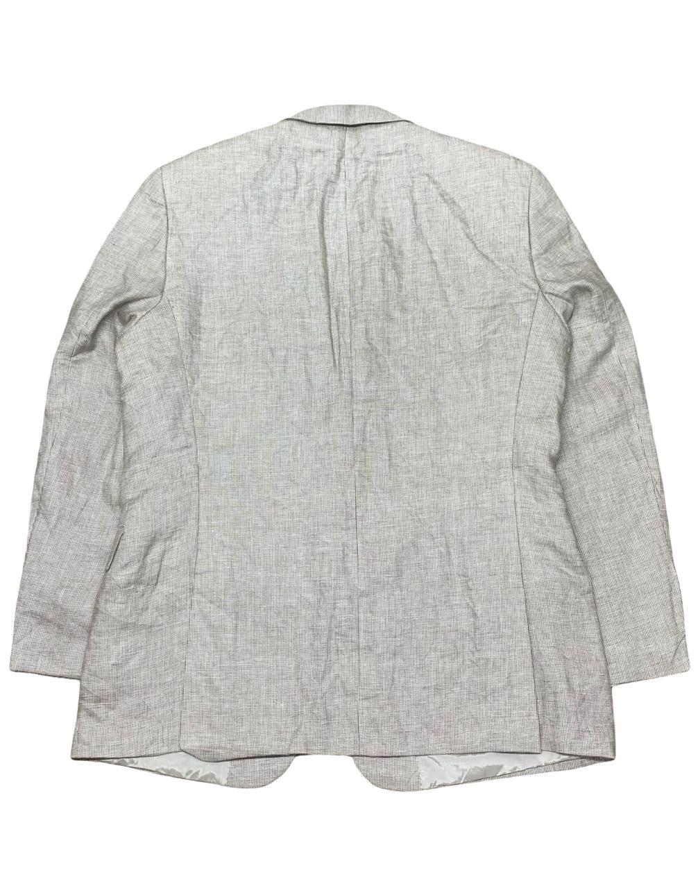 Sarar Light Beige Italian Fabric Blazer | Large | Chest 23.5”