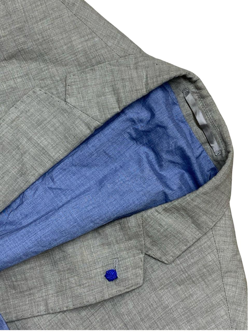Angelo Litrico Grey Linen-Blend Blazer | Medium | Chest 22”