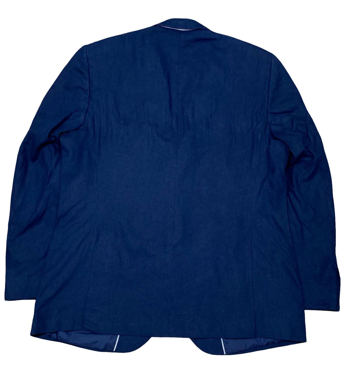 M&S Collection Blue Linen Blend Blazer | Large | Chest 23”