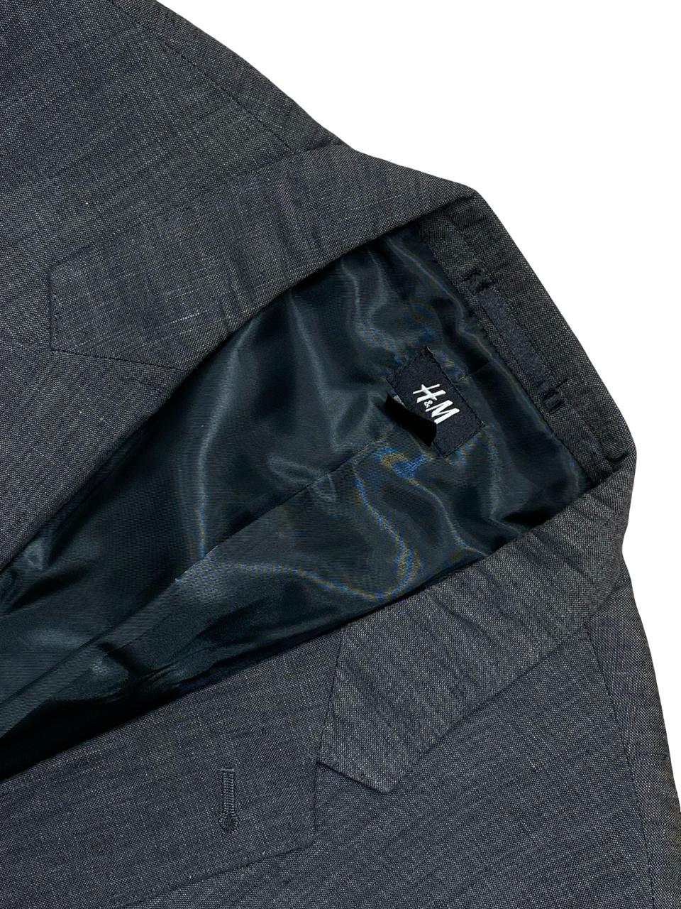 H&M Charcoal Grey Blazer | Medium | Chest 22”
