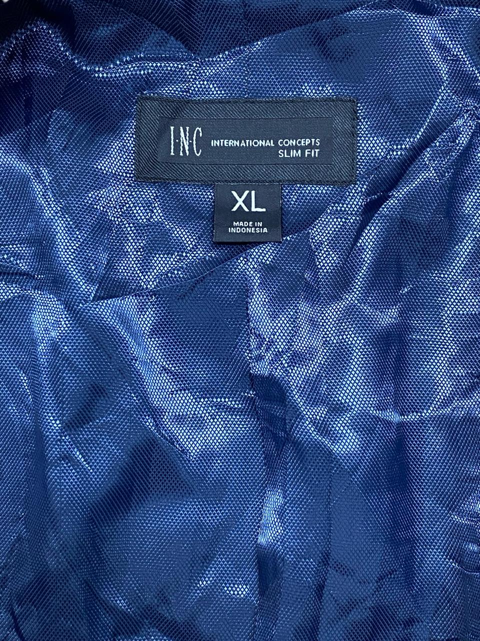I.N.C International Concepts Navy Slim Fit Blazer | XL | Chest 25”