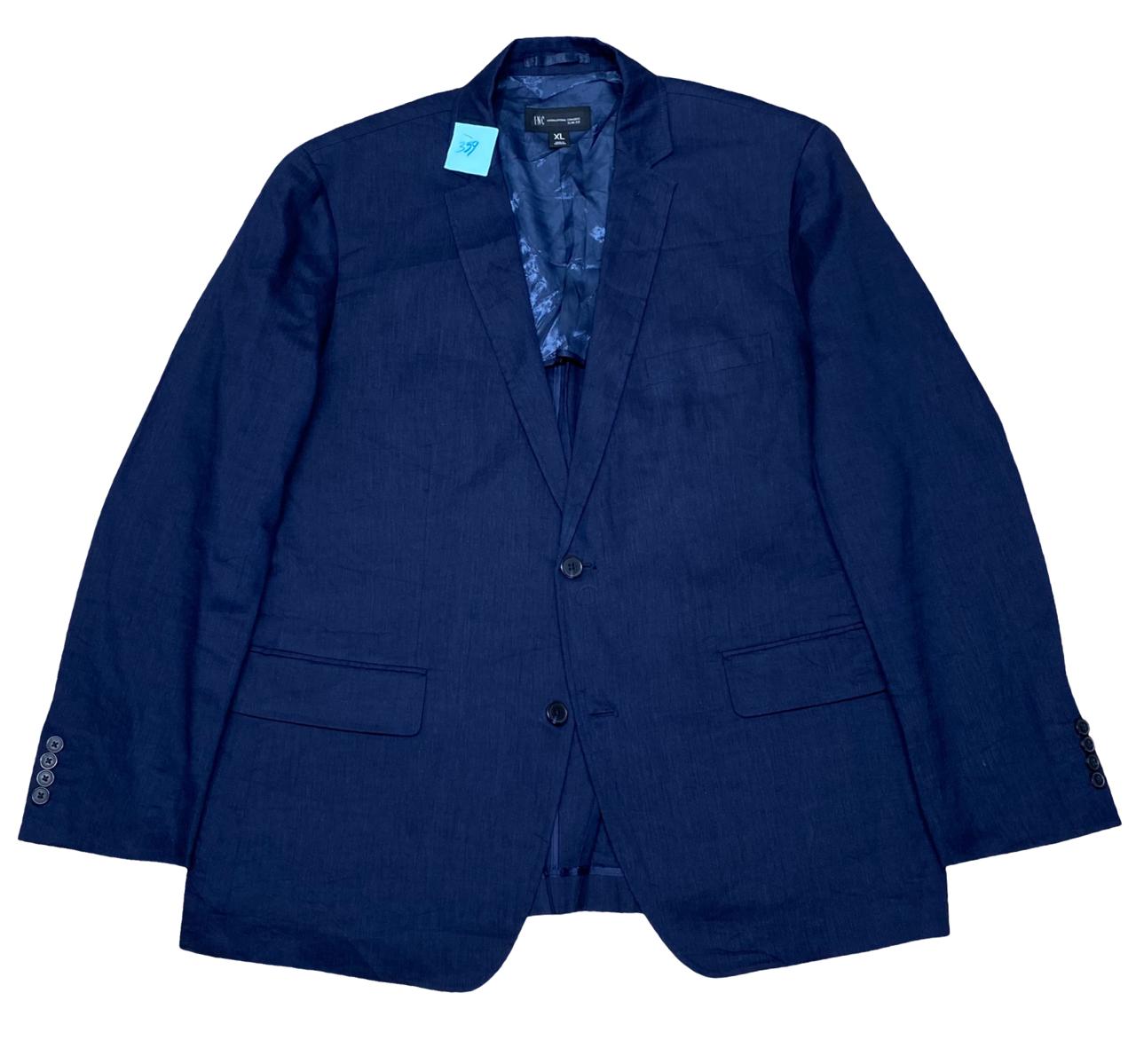 I.N.C International Concepts Navy Slim Fit Blazer | XL | Chest 25”