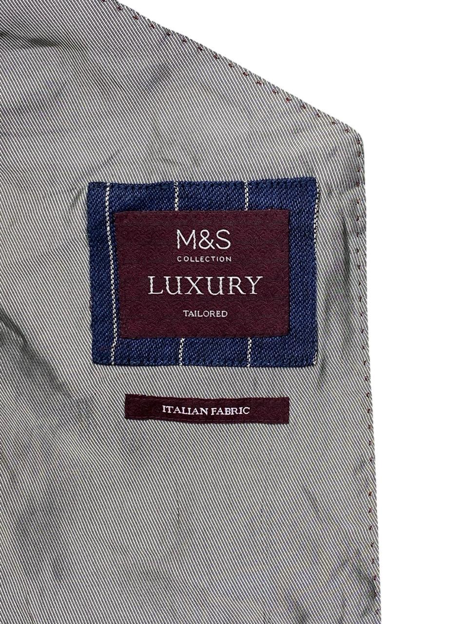 M&S Collection Luxury Tailored Pinstripe Blazer | Large | Chest 25”