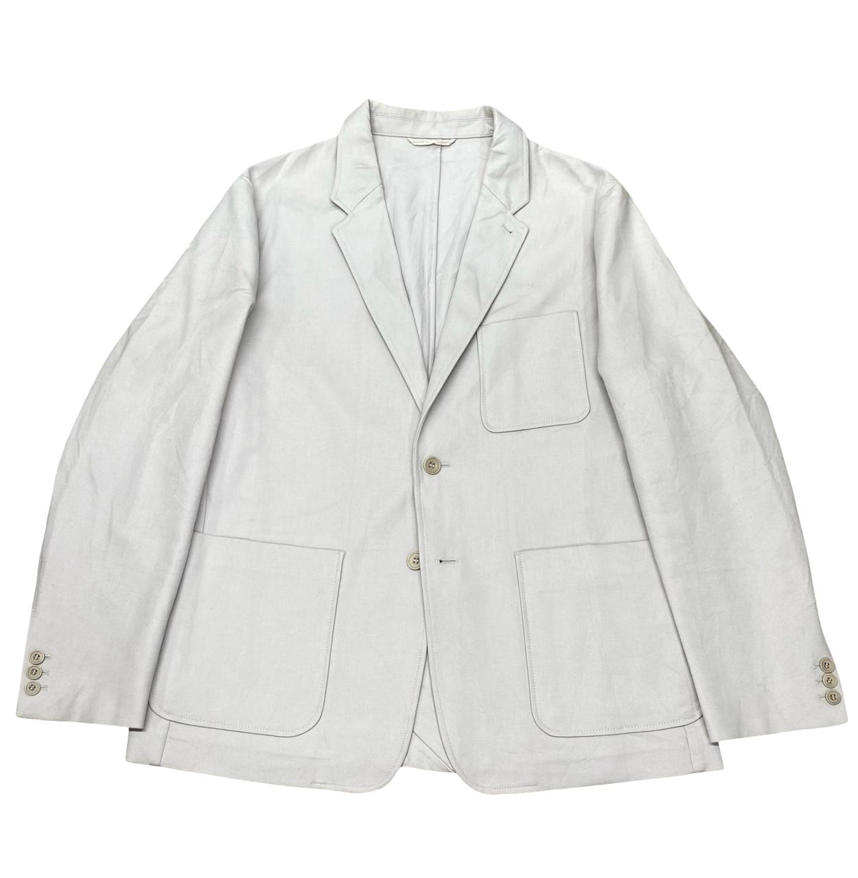 COS Light Beige Cotton Blazer | Size EUR 54 (Large) | Chest 23”