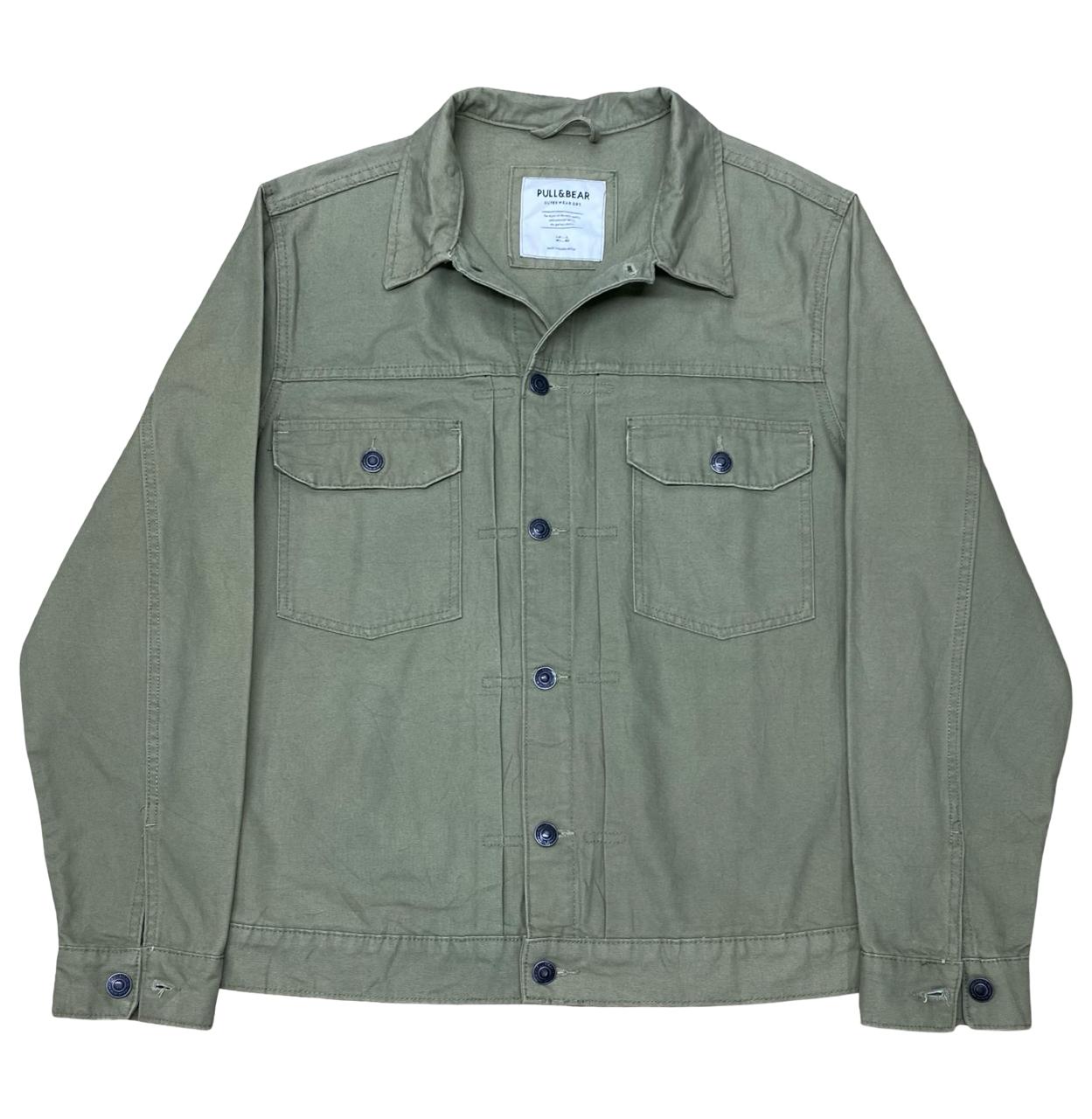 Pull & Bear Utility Shirt Jacket | Medium | Chest 22.5"