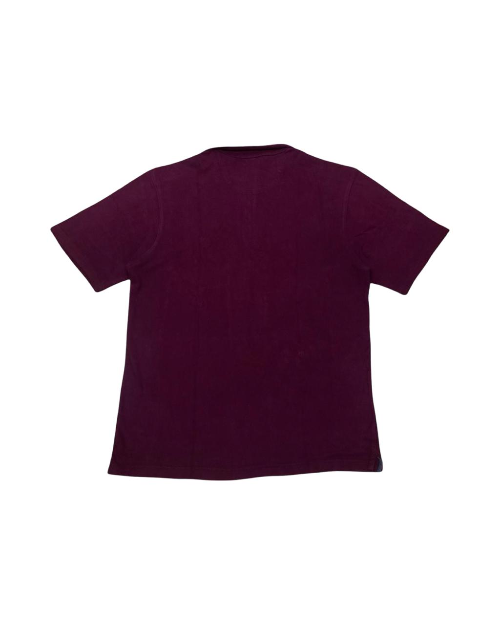 Chaps Quarter-Zip Polo Tee | Medium | Chest 22”