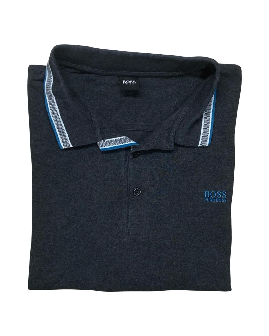 Boss Long-Sleeve Polo | XXL | Chest 28.5”