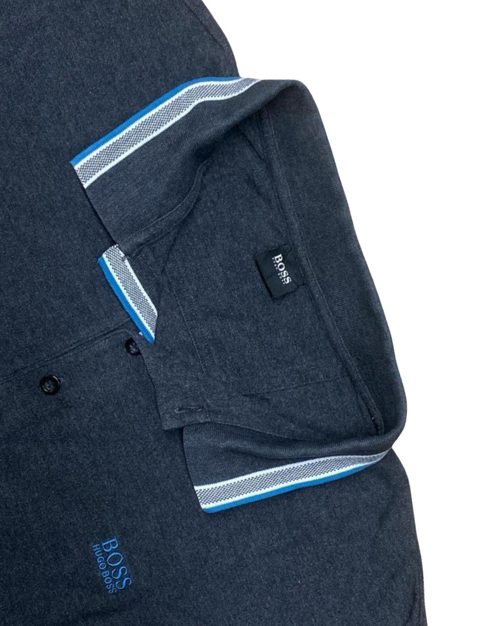 Boss Long-Sleeve Polo | XXL | Chest 28.5”