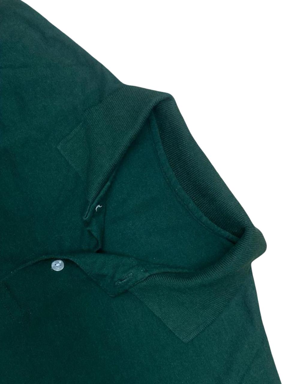 Bespoke Long-Sleeve Polo | Medium | Chest 20.5