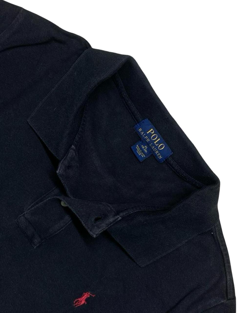 Polo Ralph Lauren Navy Piqué Polo Shirt | Small | Chest 19.5”