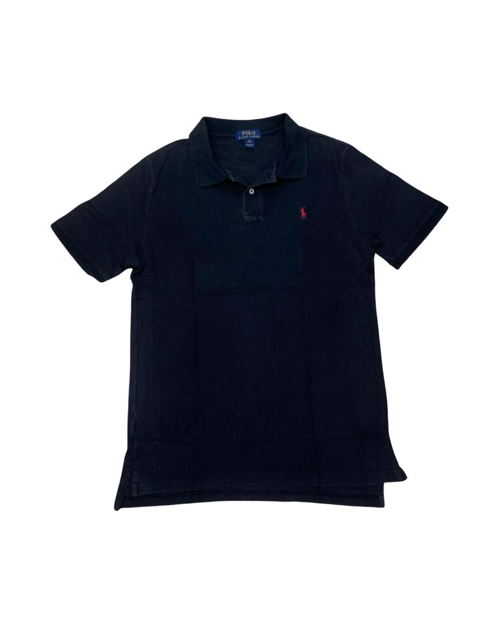Polo Ralph Lauren Navy Piqué Polo Shirt | Small | Chest 19.5”