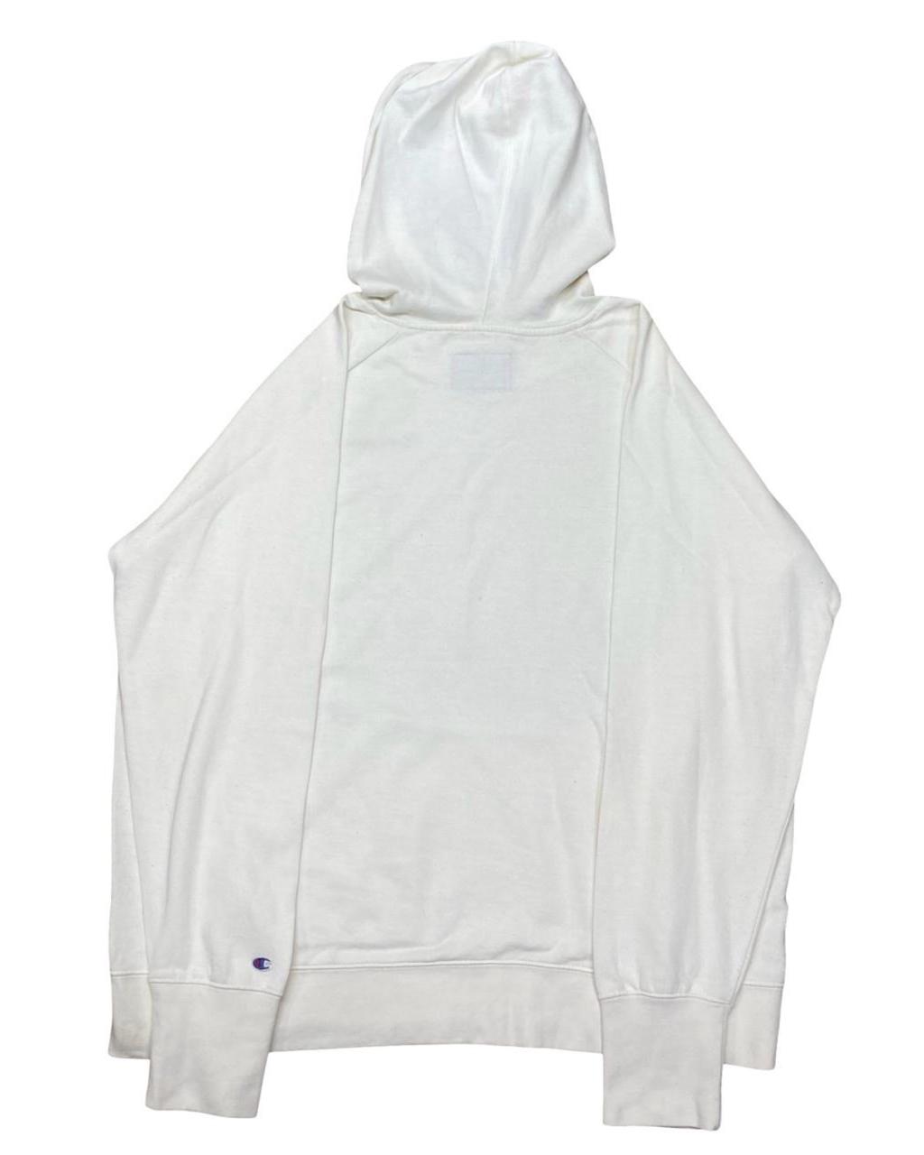 Champion White Pullover Hoodie | XL | Chest 26.5”
