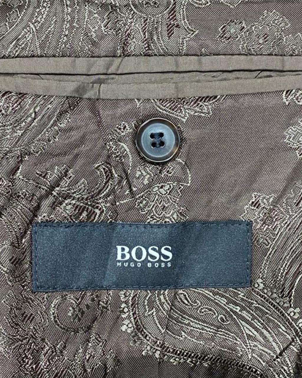Hugo Boss Brown Velvet Blazer | Large | Chest 23”
