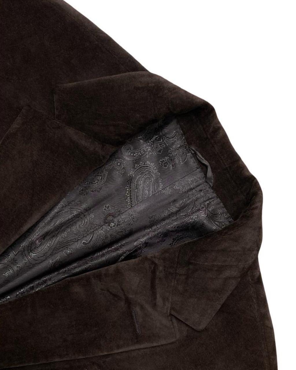 Hugo Boss Brown Velvet Blazer | Large | Chest 23”