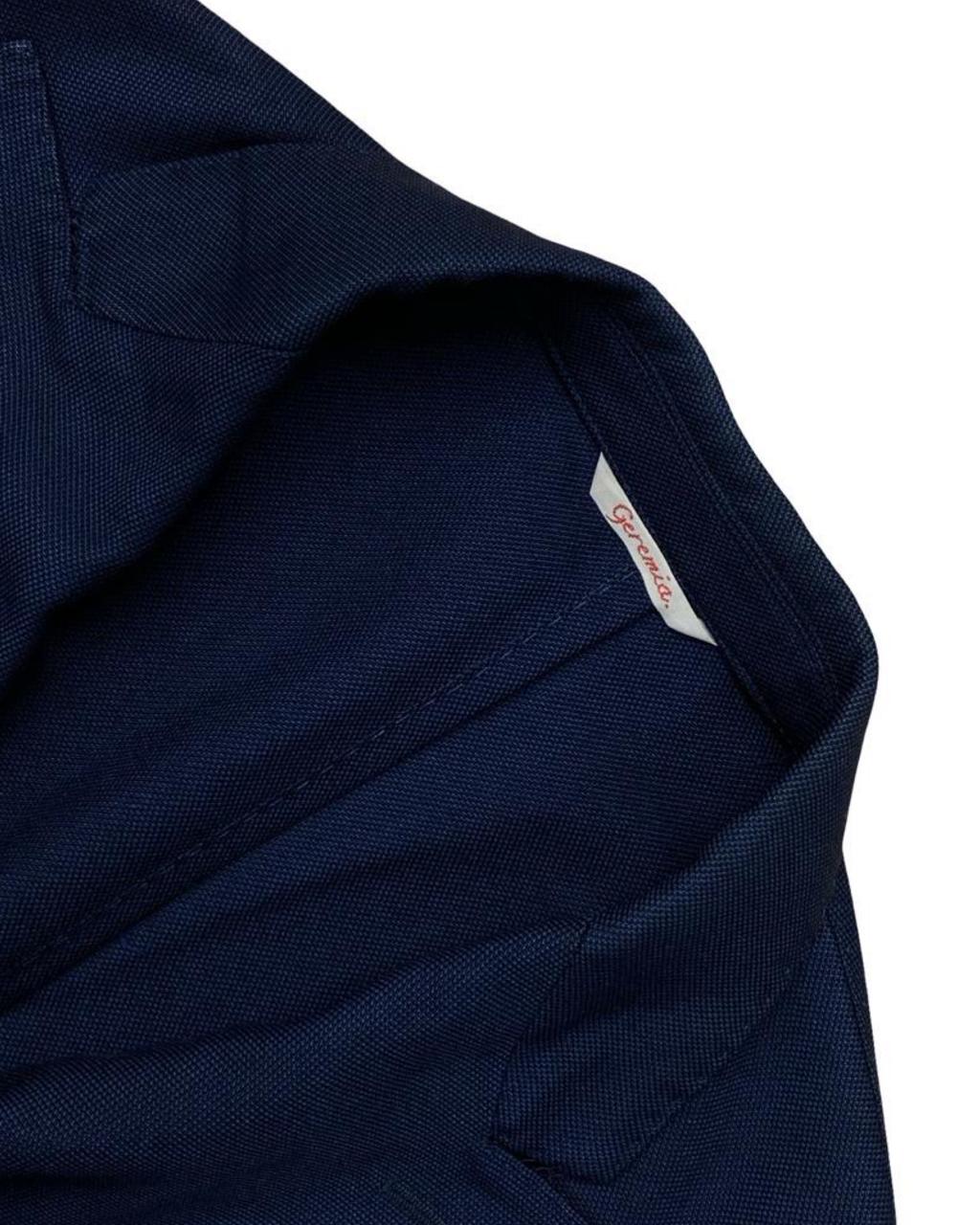 Alessandro Tellini x Geremia Navy Double-Breasted Blazer | Medium | Chest 22”