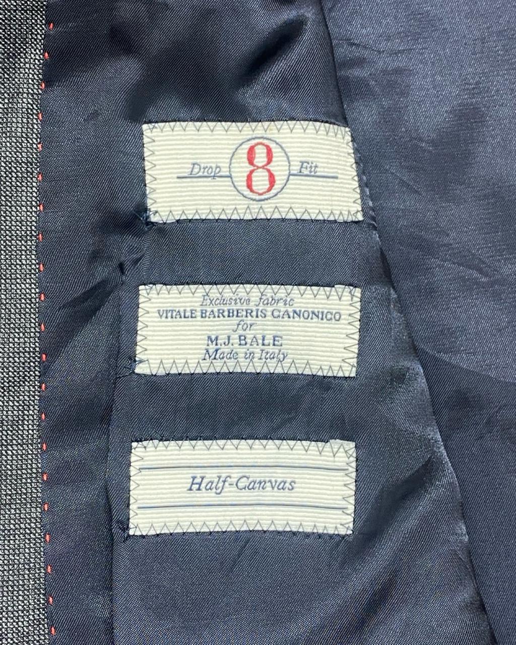 M.J. Bale Wool Suit Blazer | Size 48 (Large) | Chest 24.5"