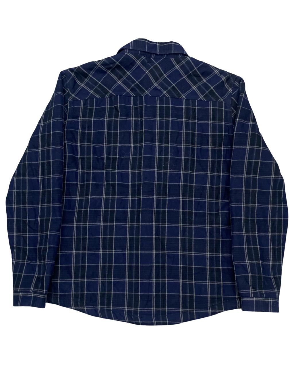 Tokyo Laundry Outfitters Sherpa-Lined Flannel Overshirt | Medium | Chest 22"