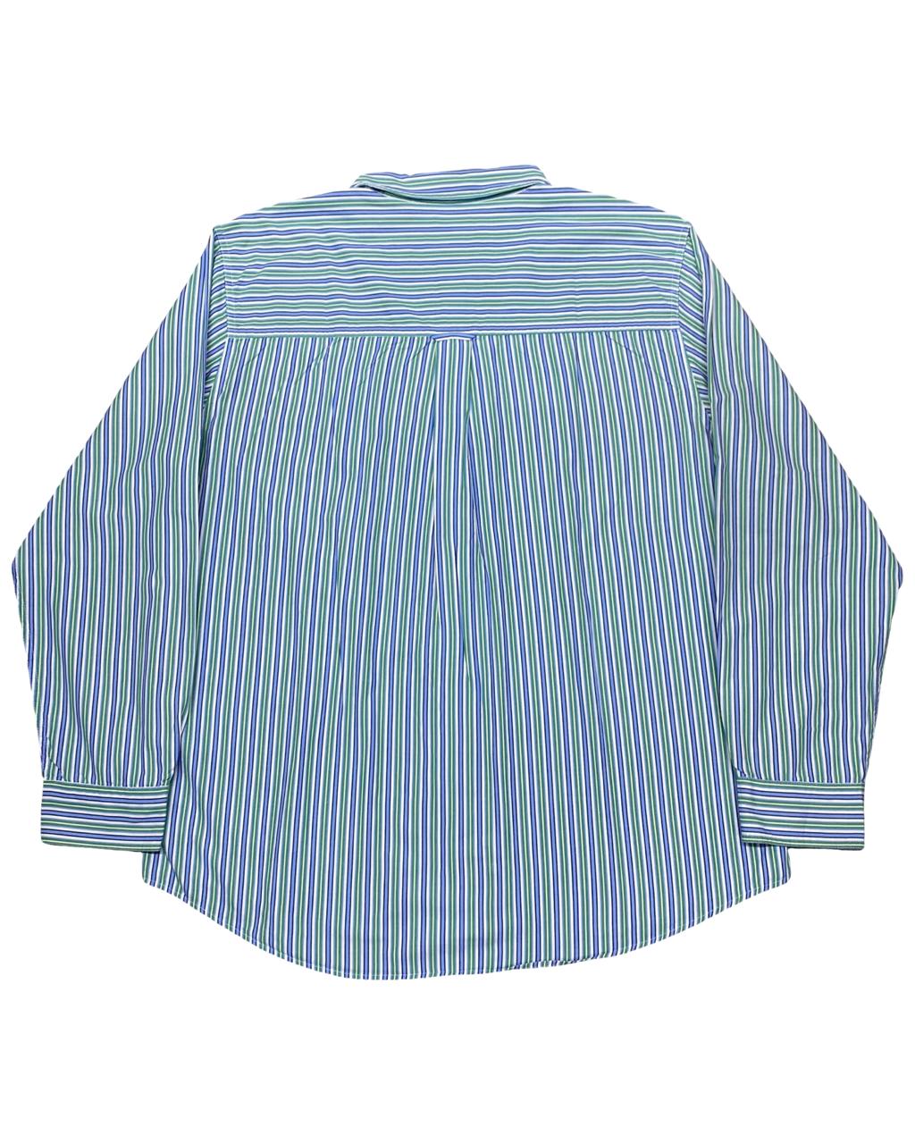 Chaps Striped Button-Down Shirt | Size XL | Chest 26.5"