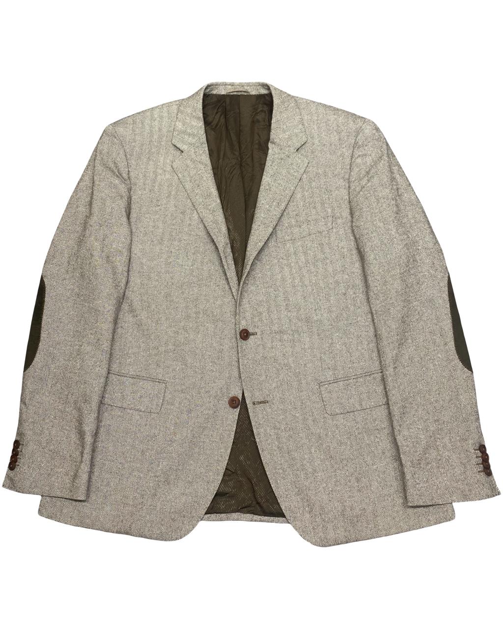Hugo Boss Wool Blend Elbow Patch Blazer