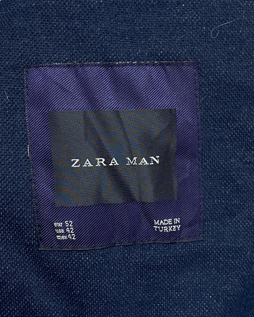 ZARA Man Navy Casual Blazer