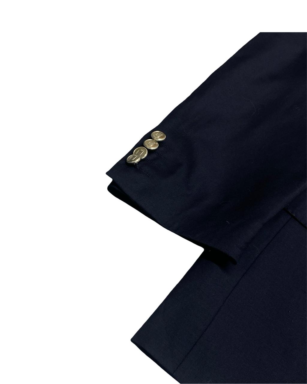 Baroni Navy Slim-Fit Blazer | Size Medium | Chest 22”