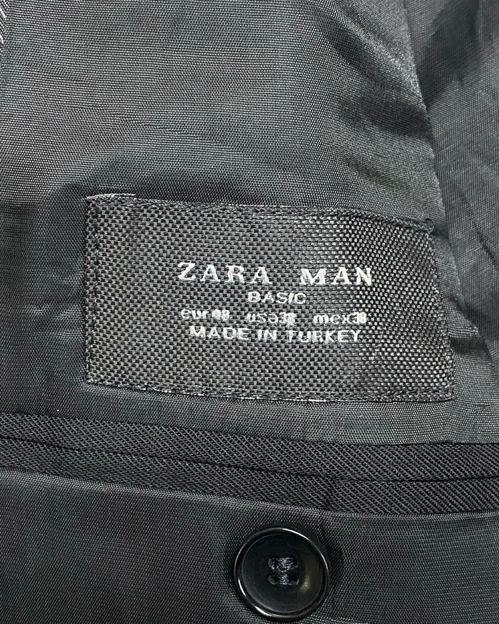 Zara Man Basic Black Blazer | Size Medium |